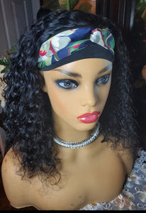 Deep Curly Headband Wig